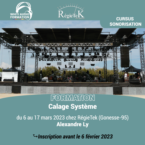 FORMATION CALAGE SYSTEME 06/03-17/03