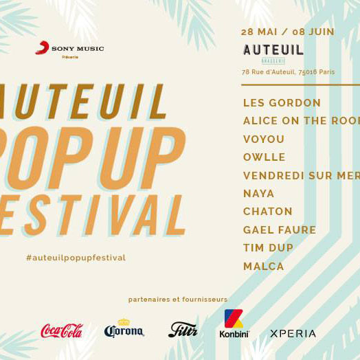 AUTEUIL POP UP FESTIVAL