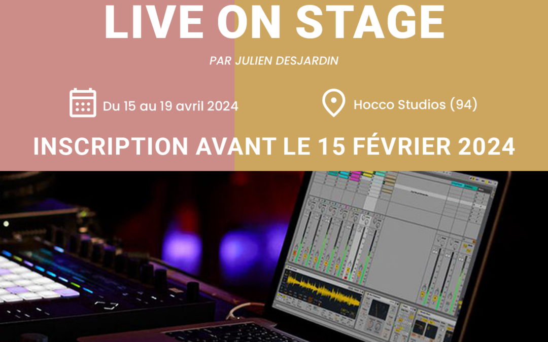 FORMATION ABLETON LIVE ON STAGE – 04/2024