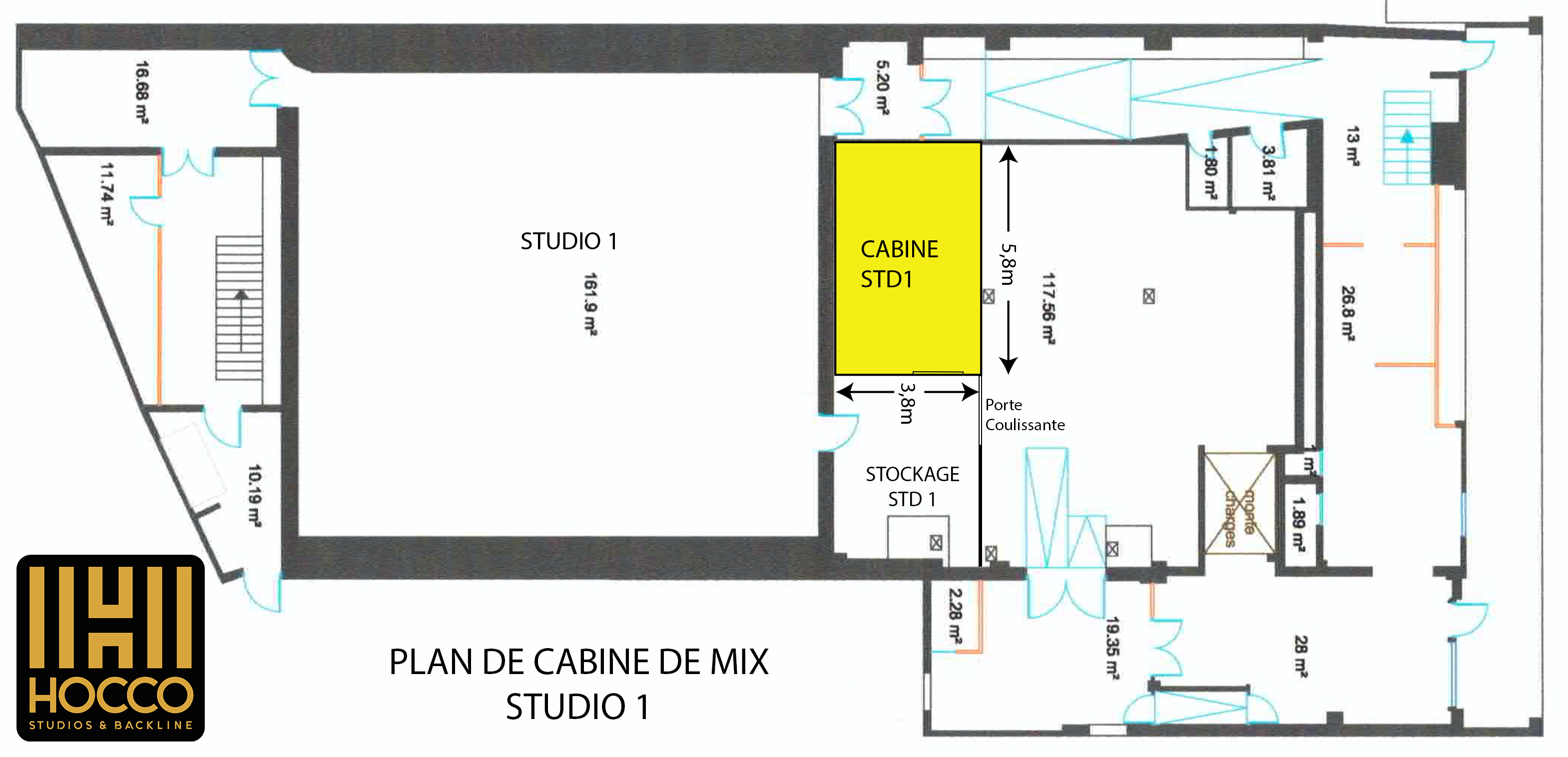 Plan Cabine STD1