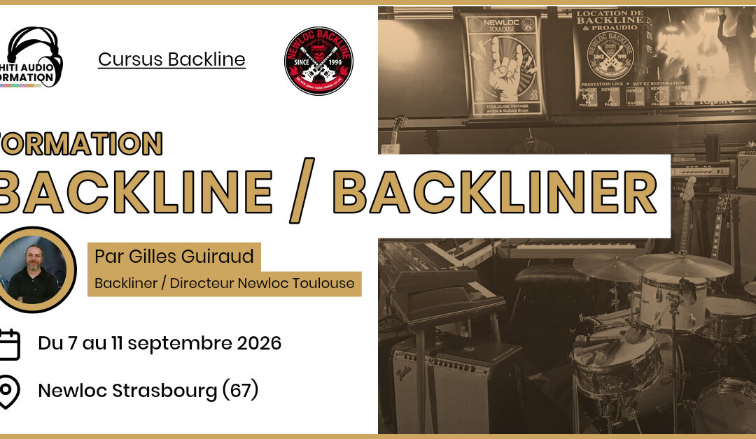 09/2026 – FORMATION BACKLINE/BACKLINER
